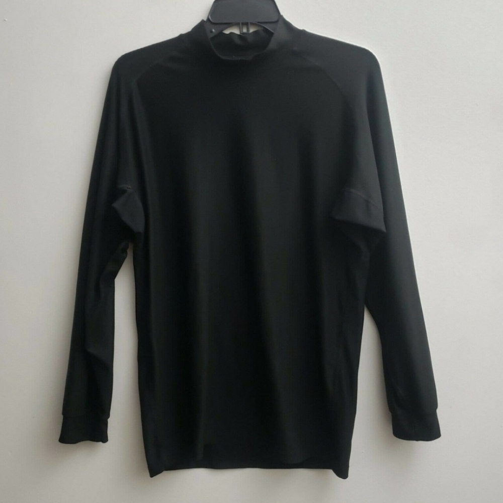 5.11 Tactical Series Men's Long Sleeve Tight T-Shirt XS Solid Black Mock Neck